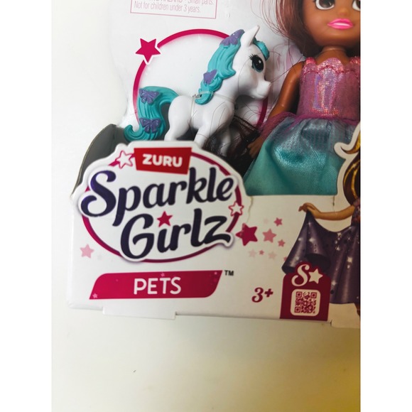 Sparkle Girlz Pets Doll by ZURU Pony Unicorn Fashion Doll Set - Picture 2 of 3